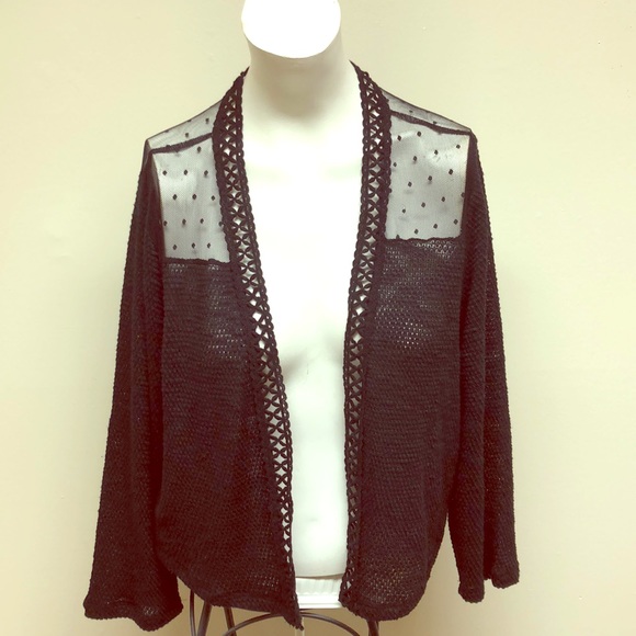 Torrid Sweaters - Torrid black Lace Shrug
